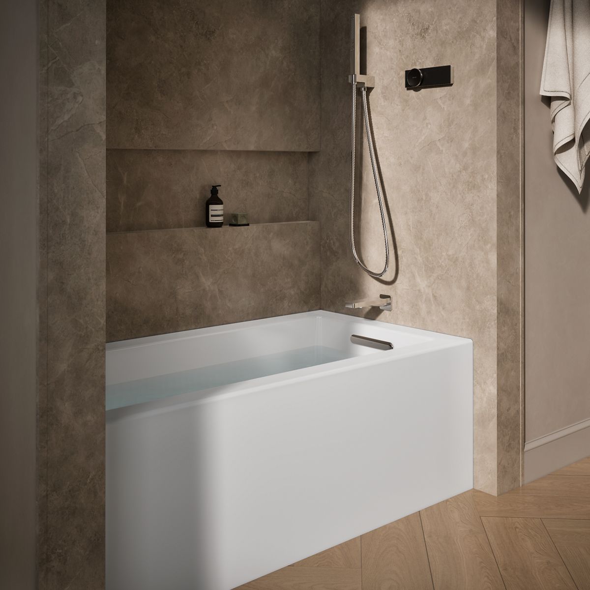 Products in use in close room view
