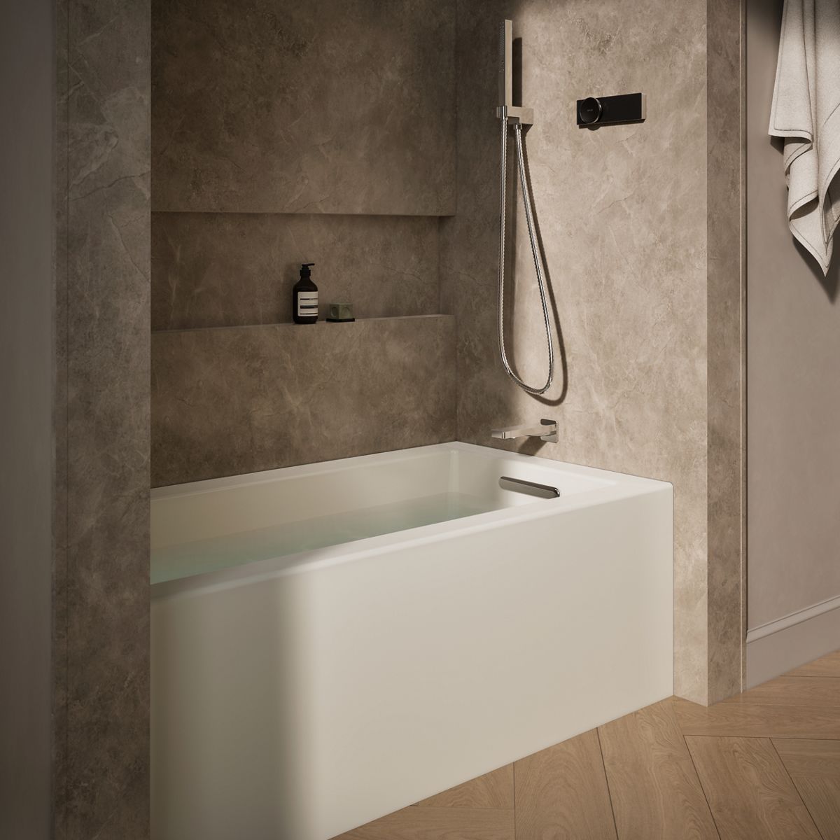 Products in use in close room view