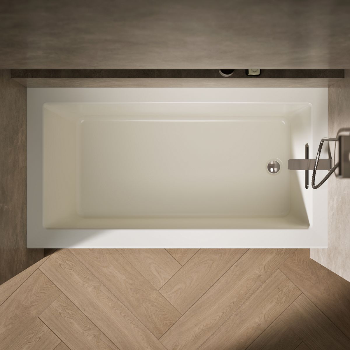 KOHLER | K-1957-RA | Underscore 60” x 32” alcove bath with