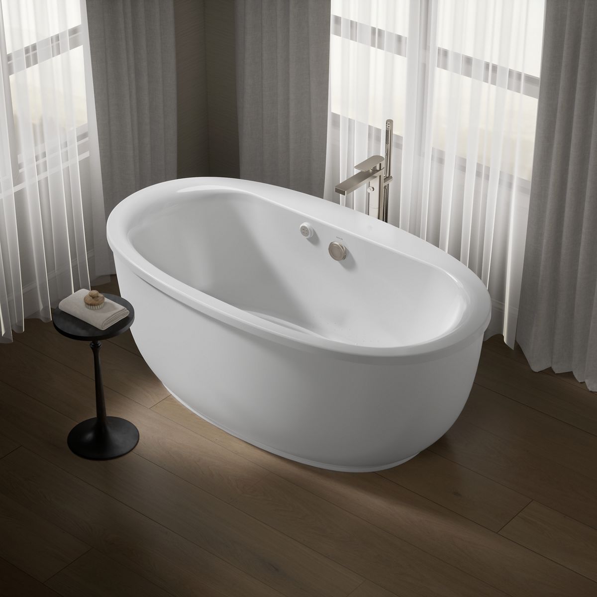 Products in use in close room view