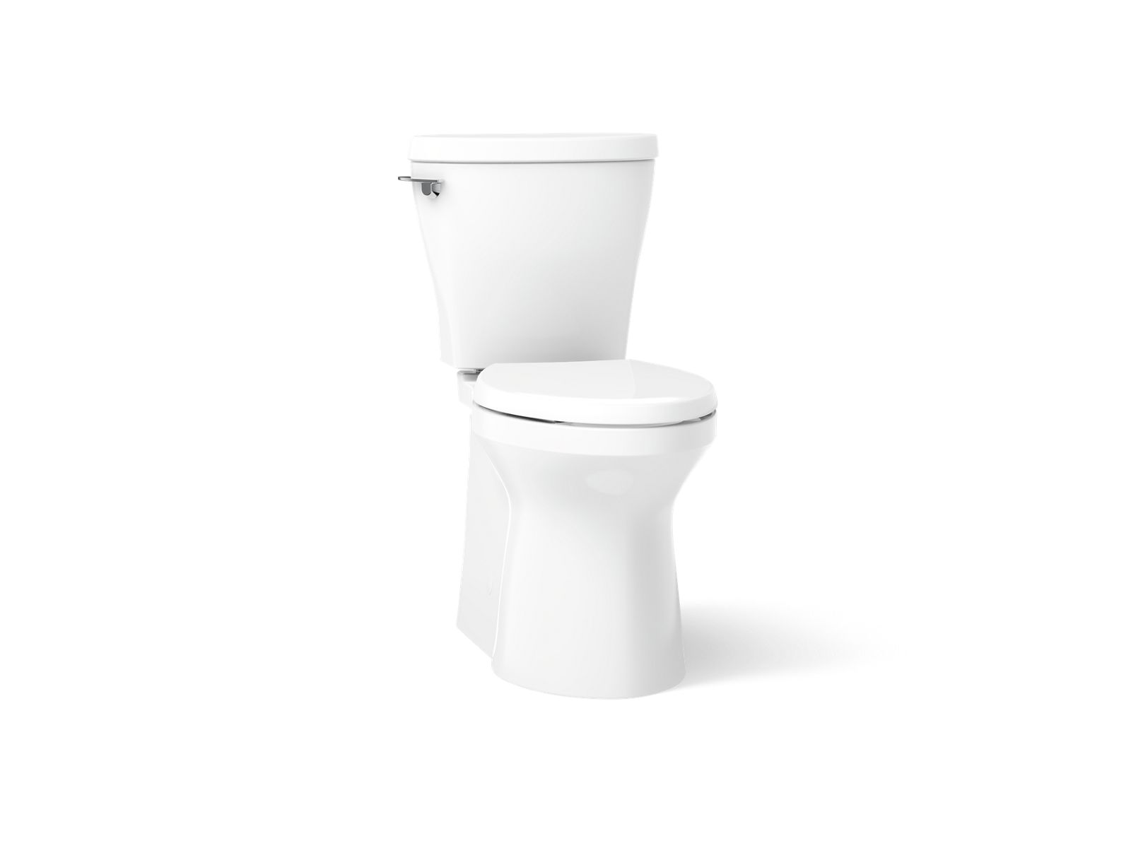 Betello Two-piece elongated toilet with skirted trapway, 1.28 gpf
