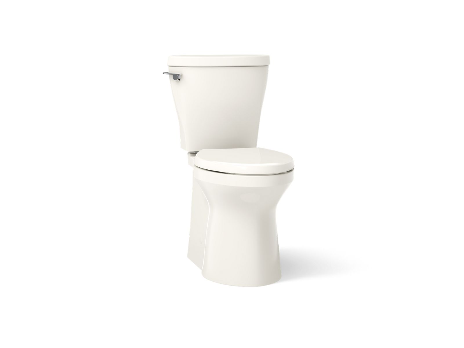 Betello Two-piece elongated toilet with skirted trapway, 1.28 gpf