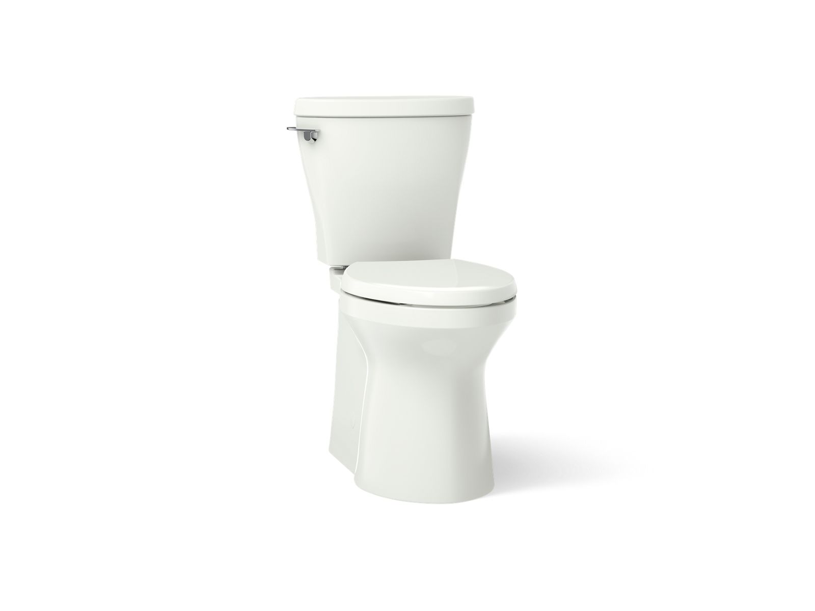 Betello Two-piece elongated toilet with skirted trapway, 1.28 gpf