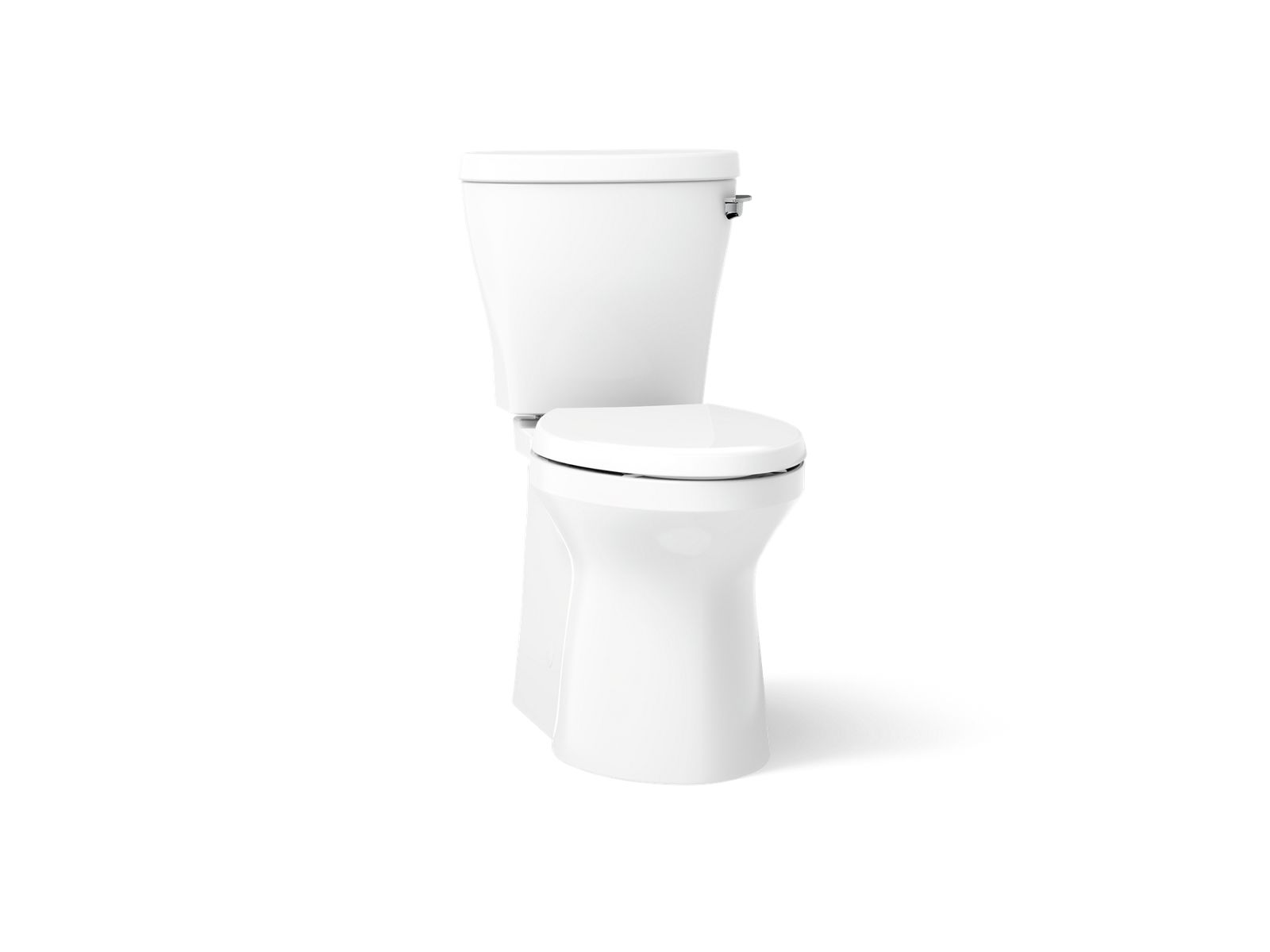 Betello Two-piece elongated toilet with skirted trapway, 1.28 gpf