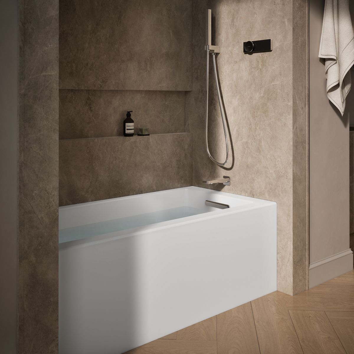 Products in use in close room view