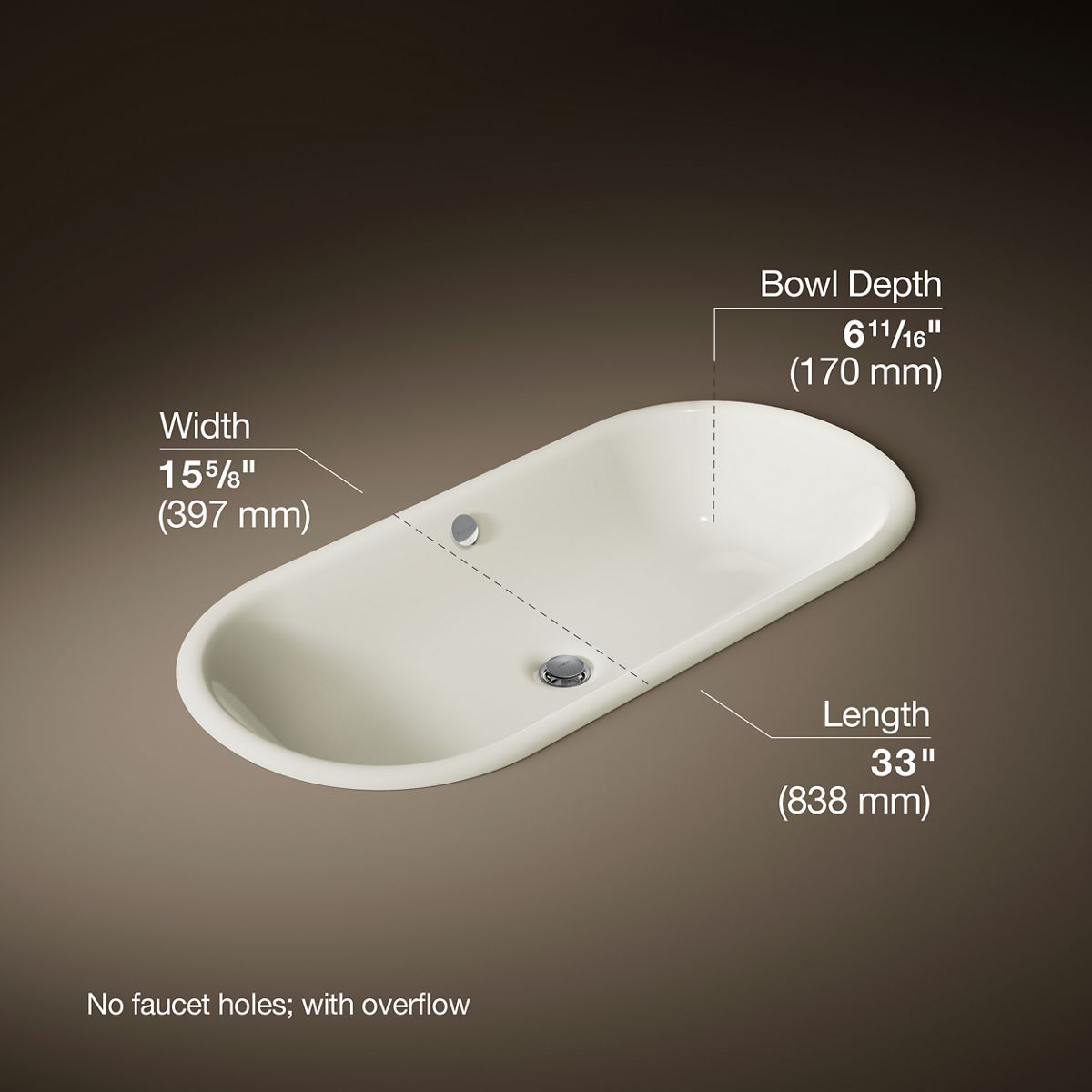 3/4 view of product with dimensions