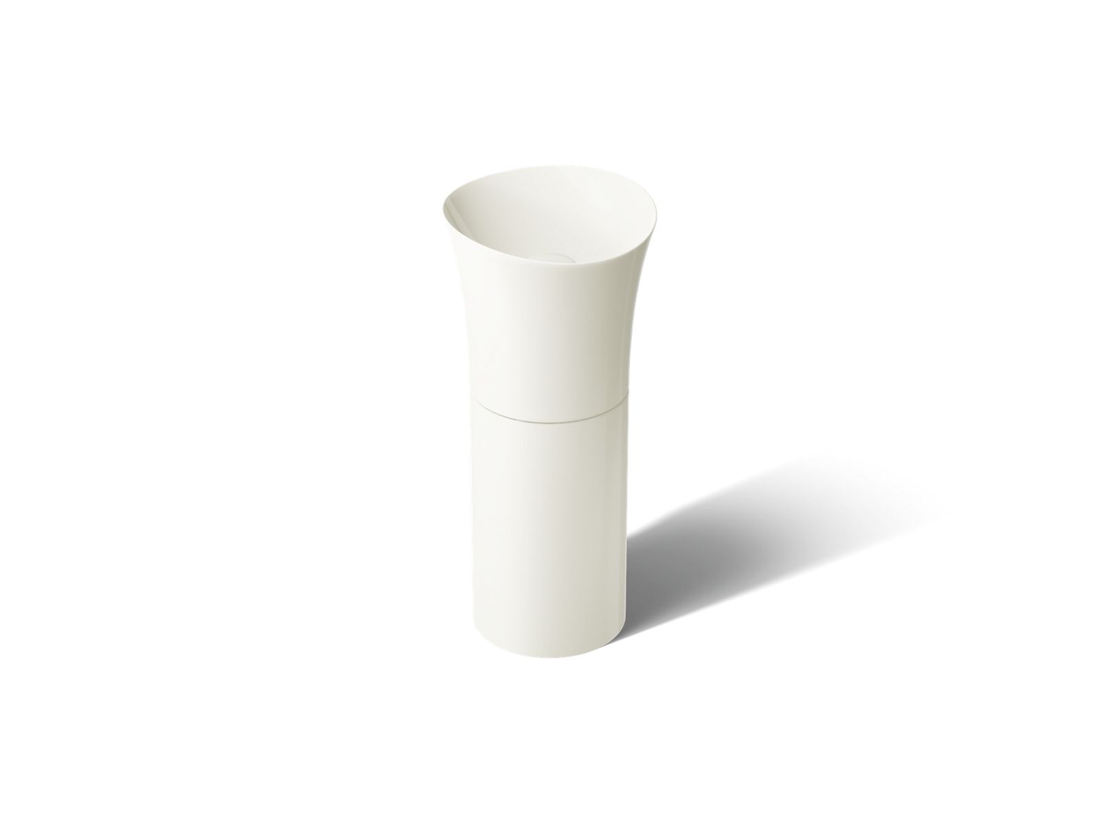 Veil 16" pedestal bathroom sink, no overflow