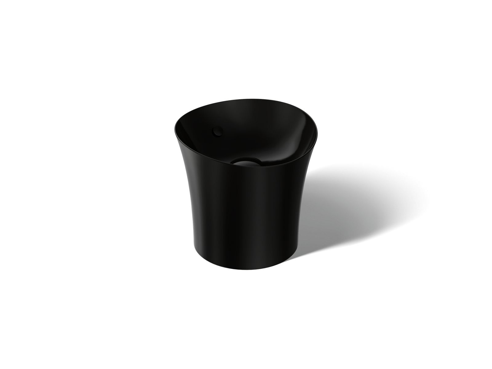 Veil 16" round vessel bathroom sink or pedestal sink basin