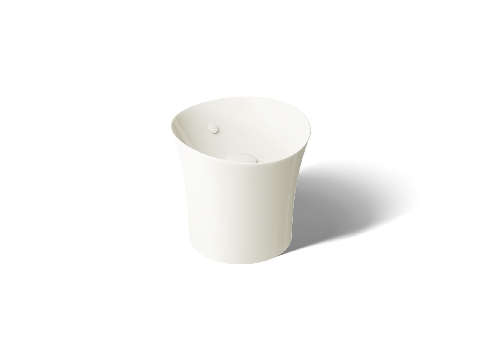 Veil 16" round vessel bathroom sink or pedestal sink basin