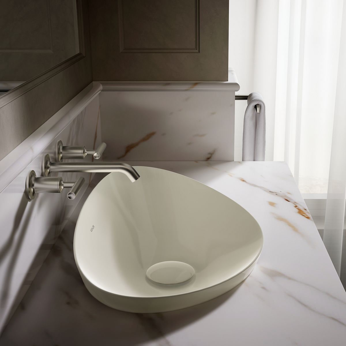 Veil Vessel Bathroom Sink | K-20704-N | KOHLER