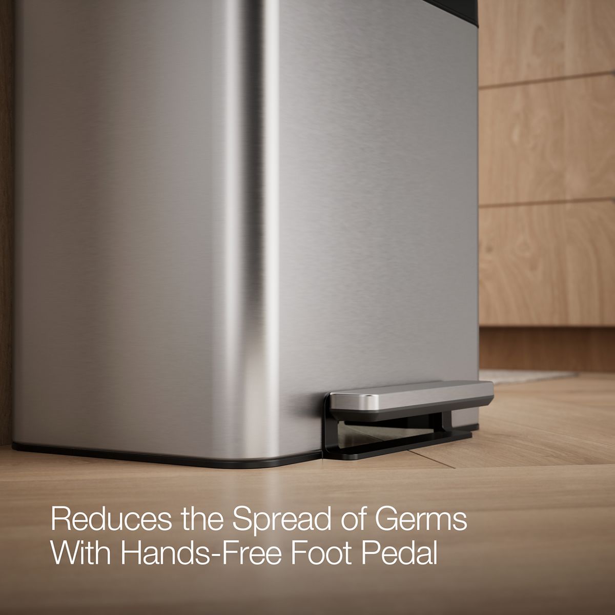 8-gallon stainless steel step trash can | K-20942 | KOHLER