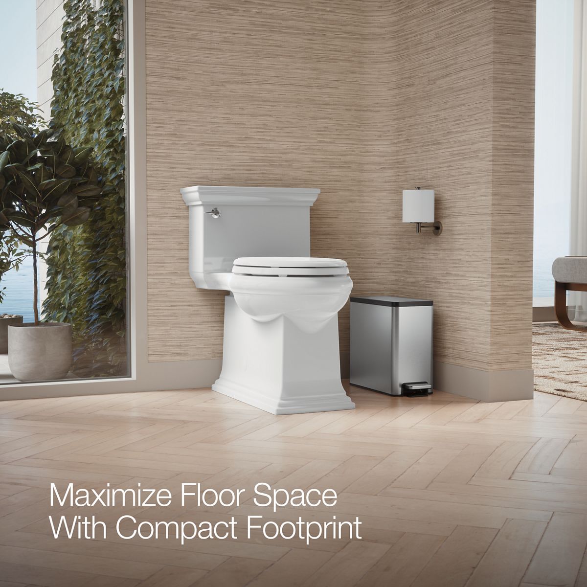 2.5-Gallon Slim Step Trash Can | K-20957 | KOHLER