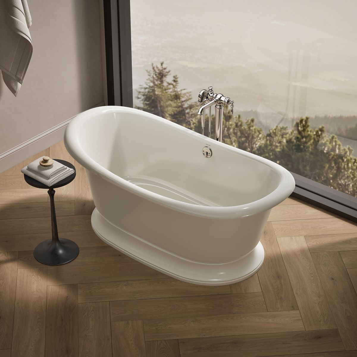 Products in use in close room view