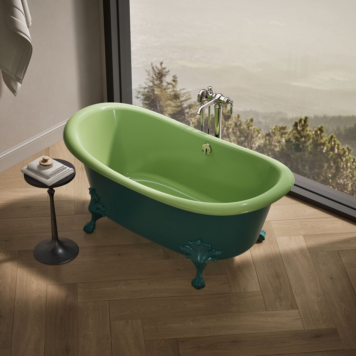 Products in use in close room view