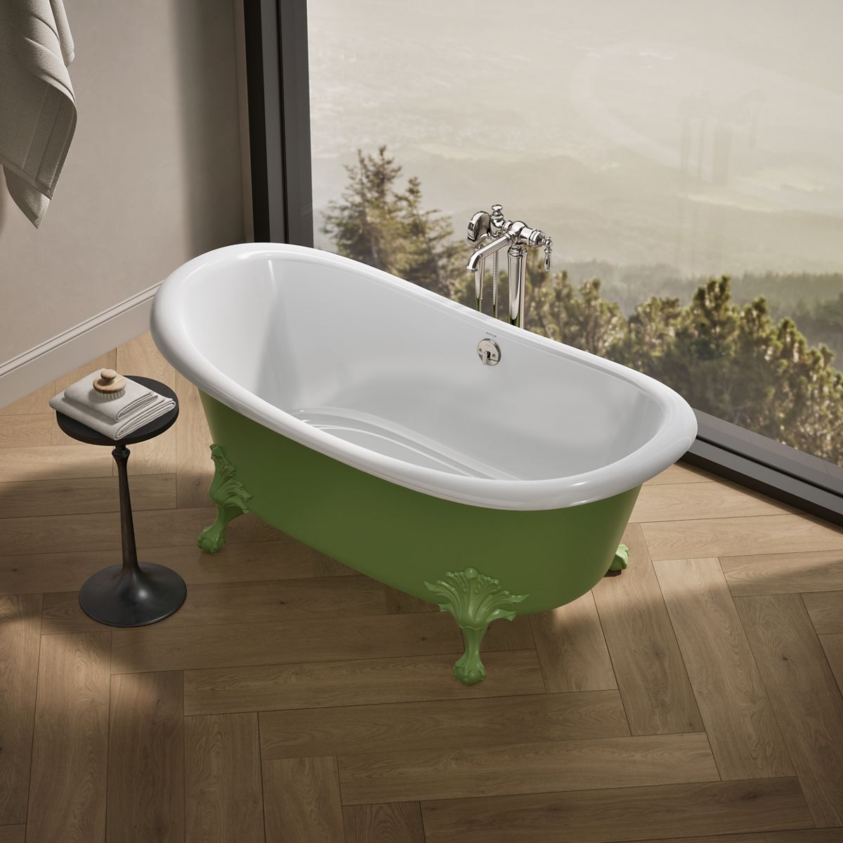 Products in use in close room view