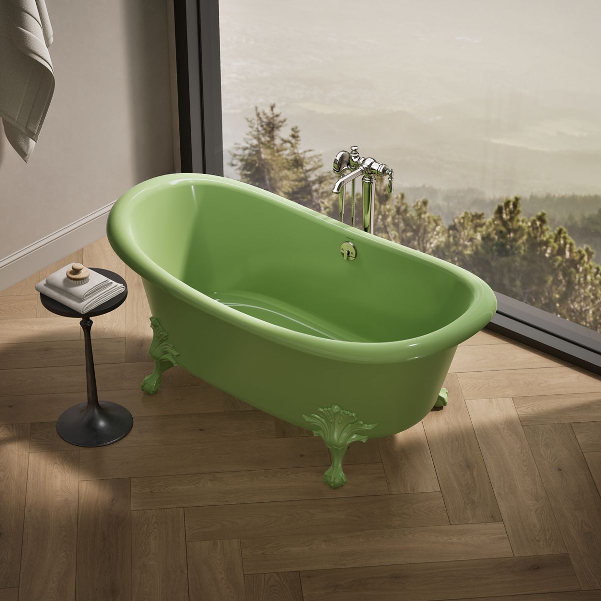 Products in use in close room view