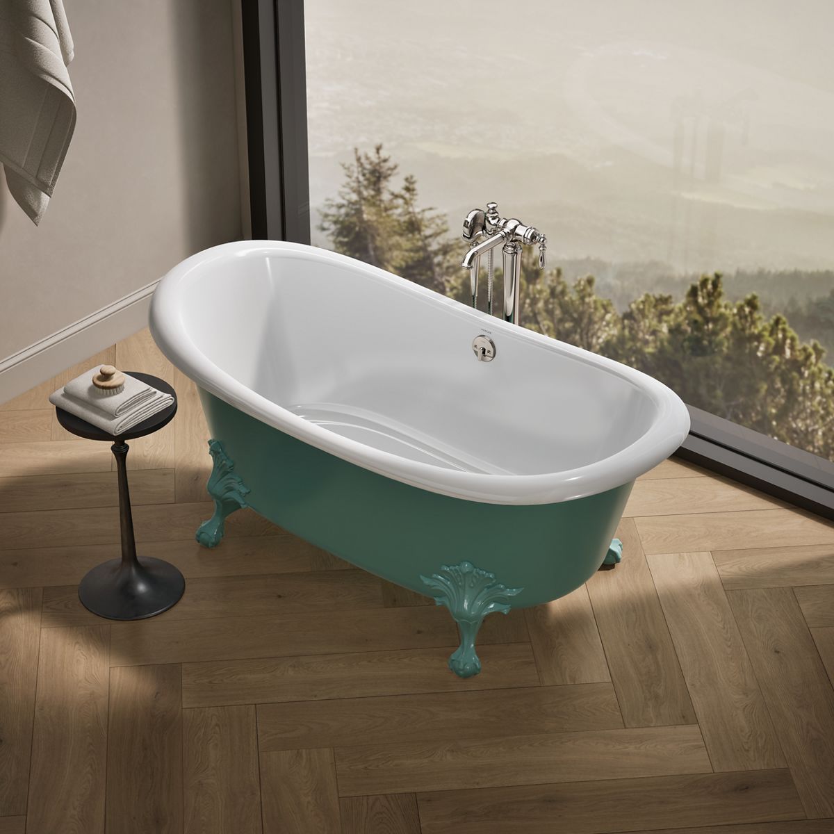 Products in use in close room view