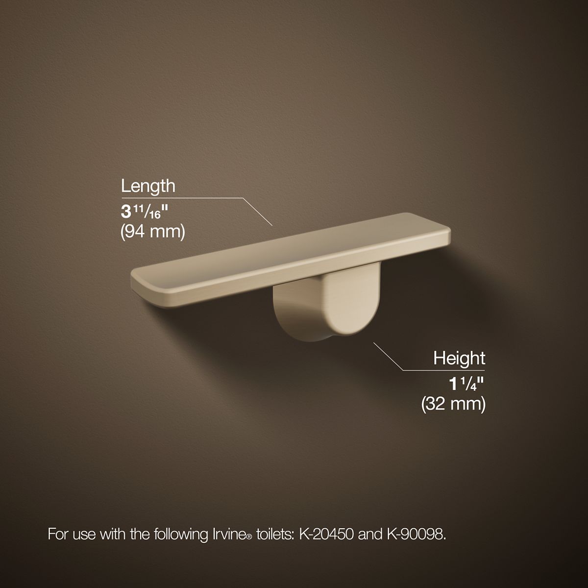 KOHLER | K-21265-L | Irvine Left-Hand Trip Lever
