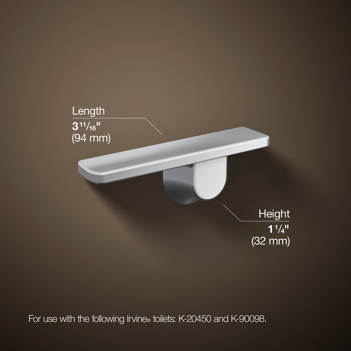 KOHLER | K-21265-L | Irvine Left-Hand Trip Lever