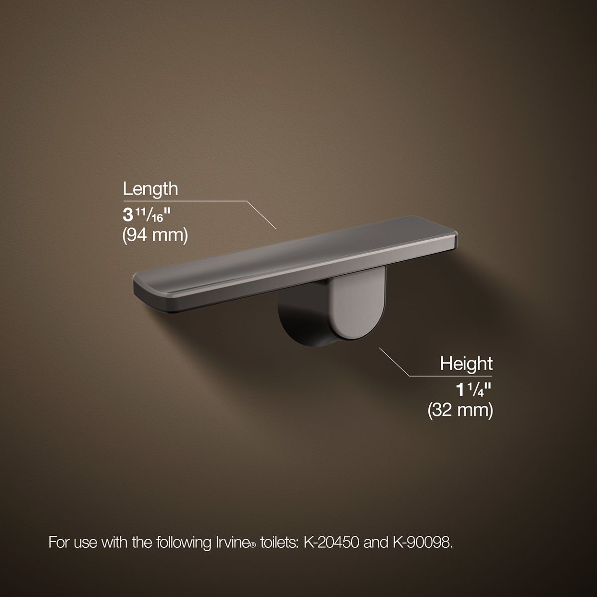 KOHLER | K-21265-L | Irvine Left-Hand Trip Lever