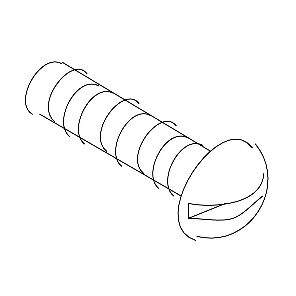 Kohler Genuine Parts Screw 8-32 X 1.125 - Polished Chrome