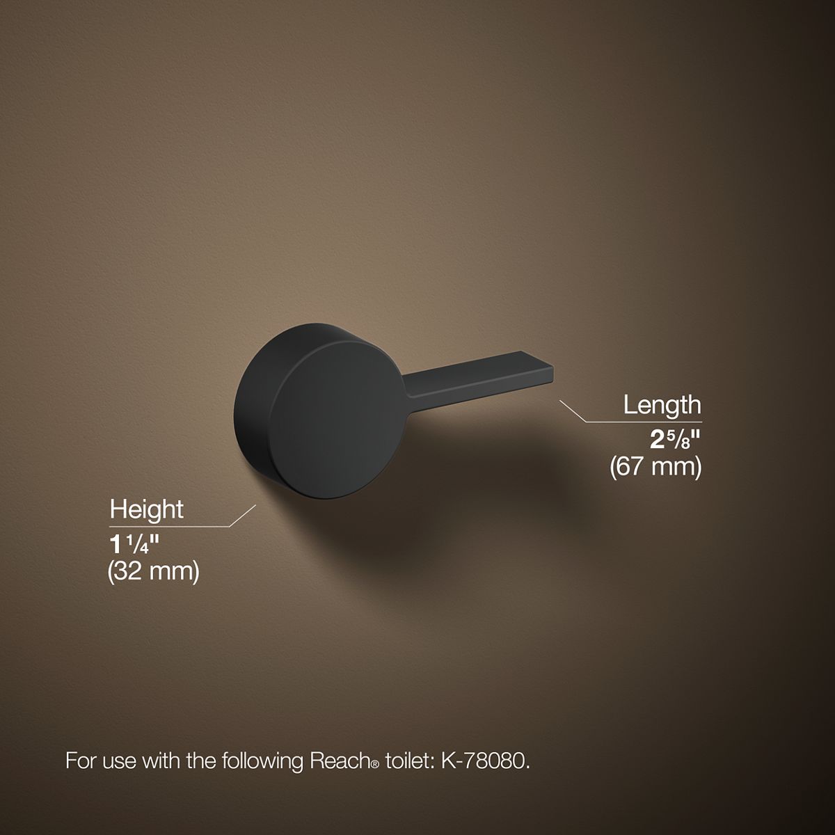KOHLER | K-21710-L | Reach Left-Hand Trip Lever