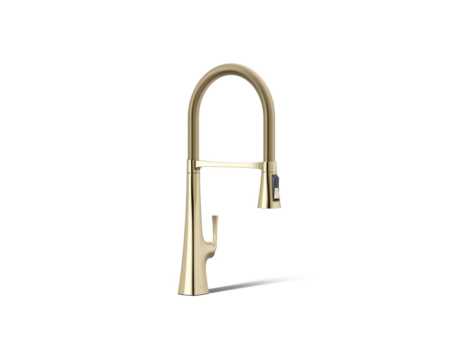 Graze Semi-professional kitchen sink faucet with three-function sprayhead
