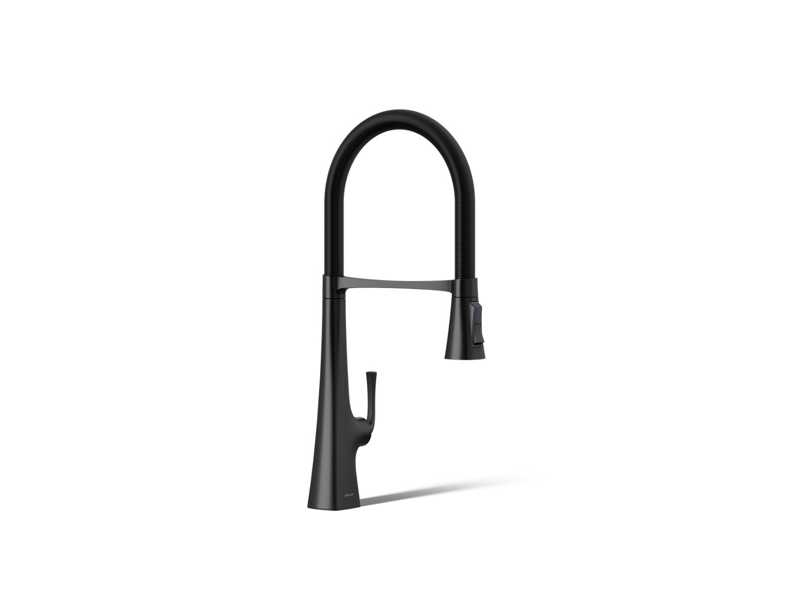 Graze Semi-professional kitchen sink faucet with three-function sprayhead