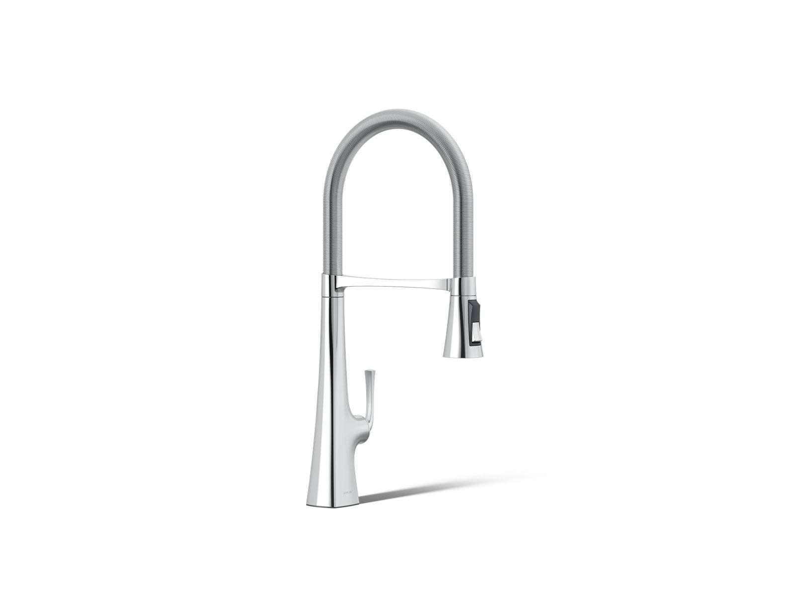 Graze Semi-professional kitchen sink faucet with three-function sprayhead