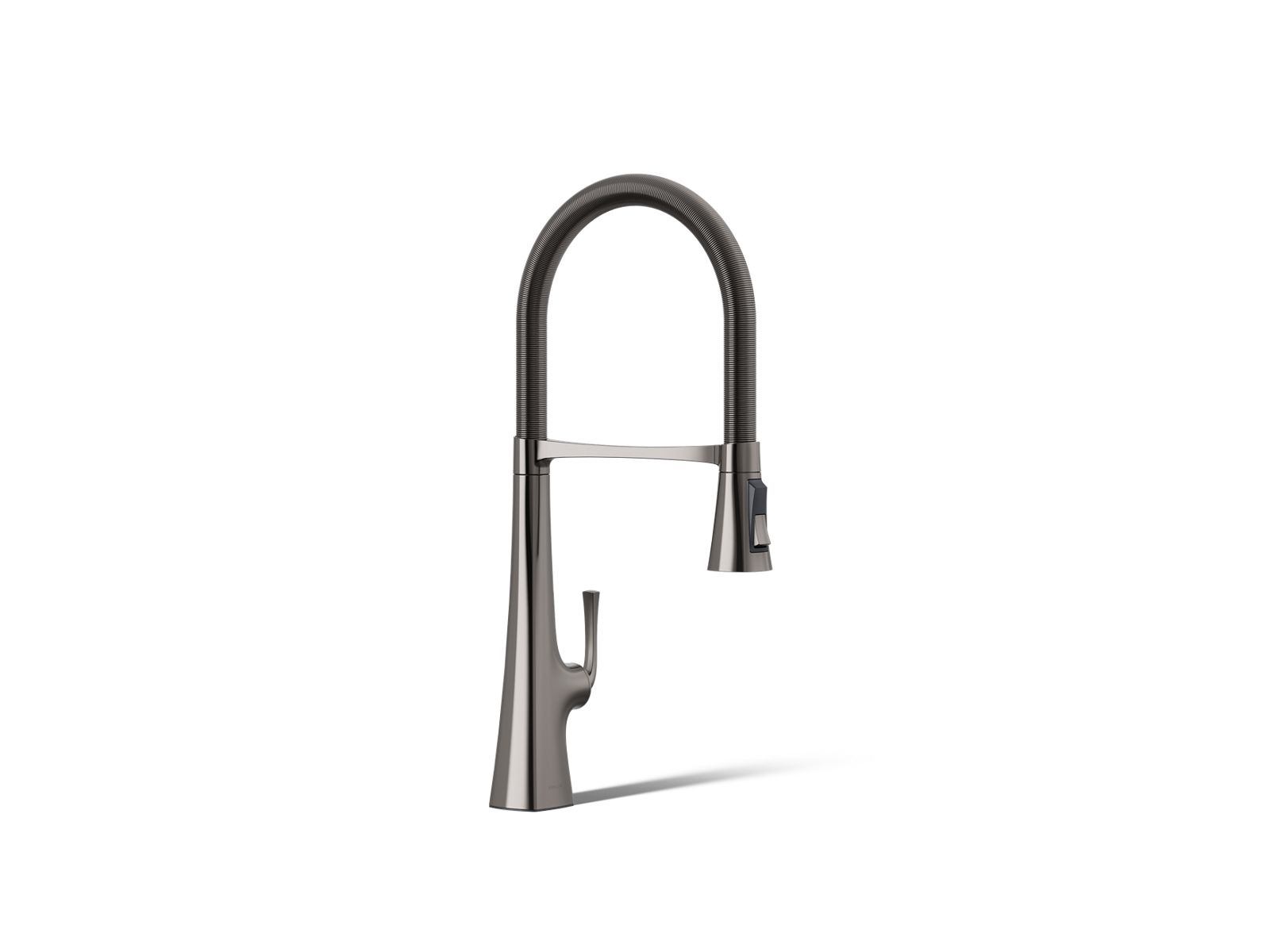 Graze Semi-professional kitchen sink faucet with three-function sprayhead