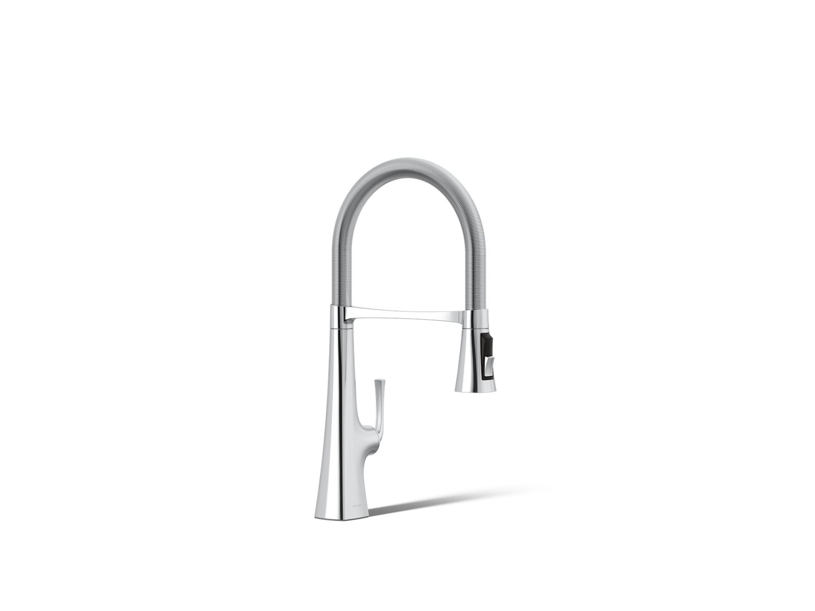 Graze Semi-professional kitchen sink faucet with three-function sprayhead