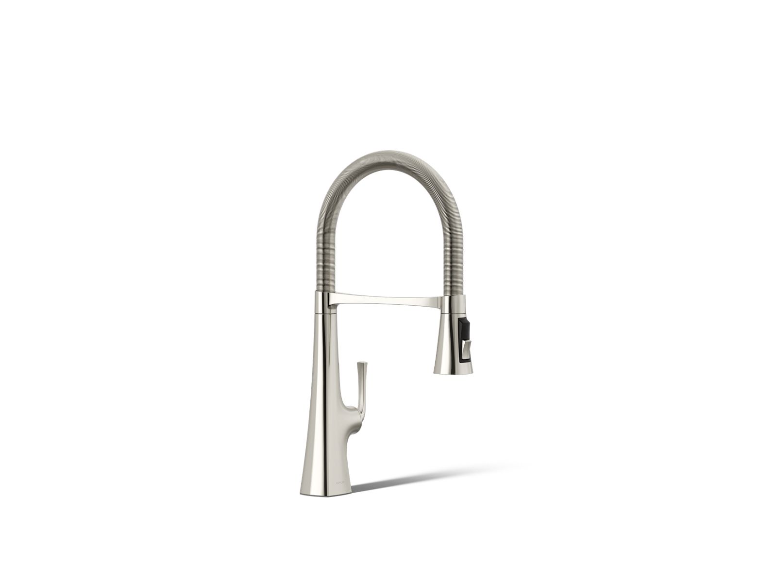 Graze Semi-professional kitchen sink faucet with three-function sprayhead