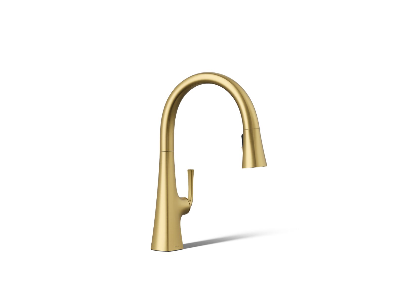Graze Pull-down kitchen sink faucet with three-function sprayhead