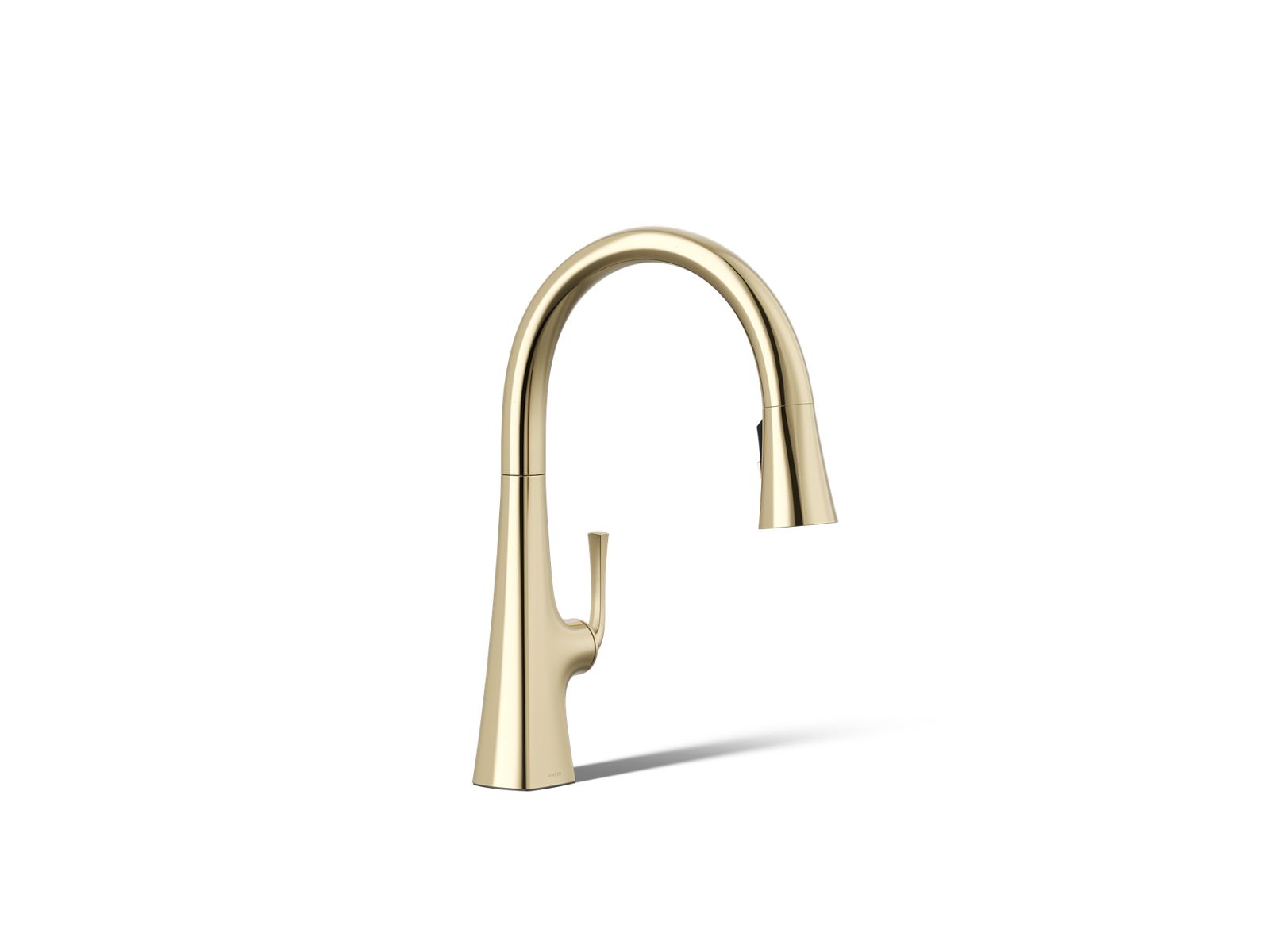 Graze Pull-down kitchen sink faucet with three-function sprayhead