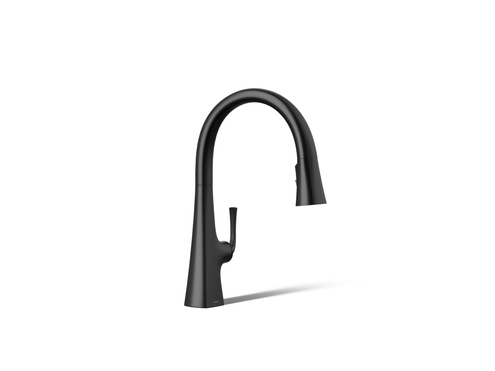 Graze Pull-down kitchen sink faucet with three-function sprayhead