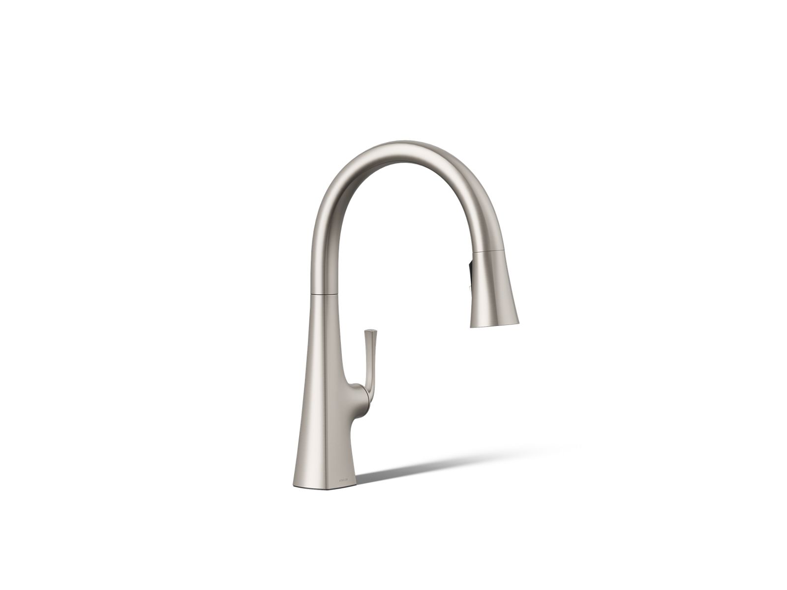Graze Pull-down kitchen sink faucet with three-function sprayhead