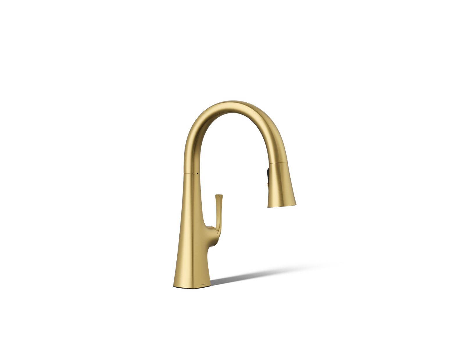 Graze Pull-down kitchen sink faucet with three-function sprayhead