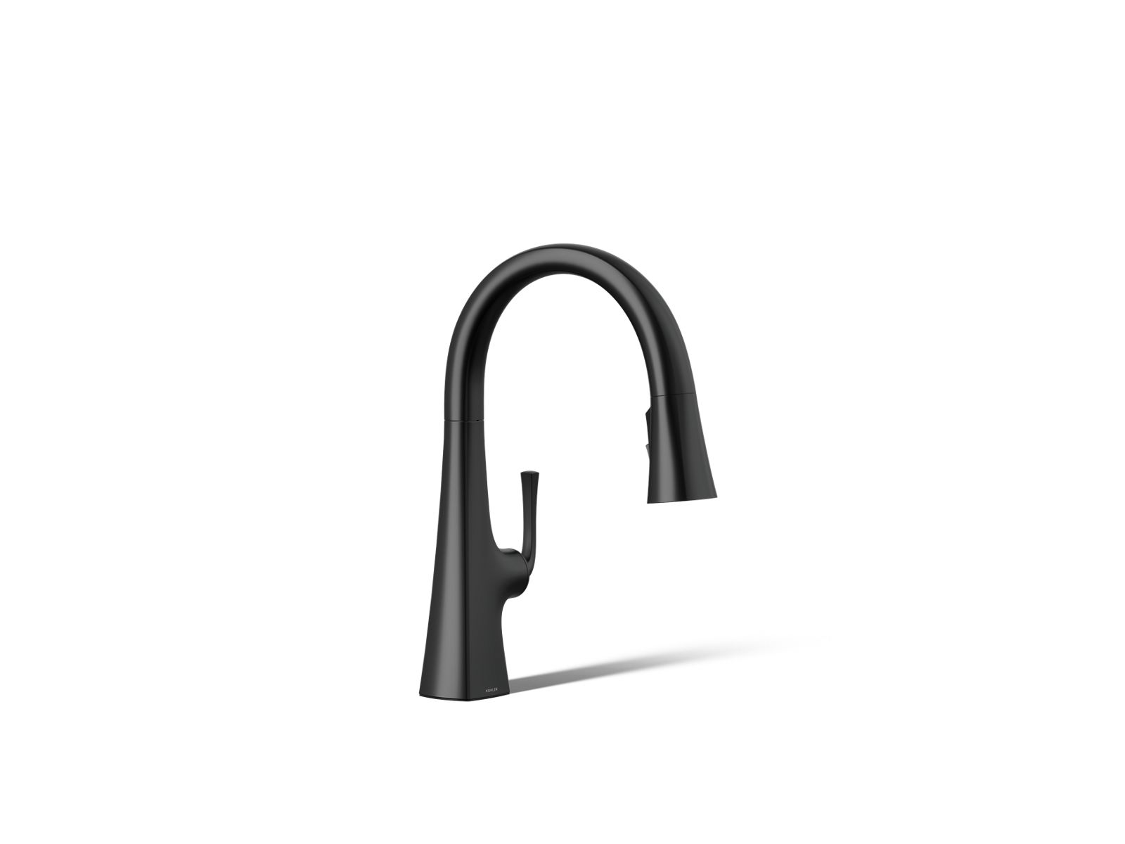 Graze Pull-down kitchen sink faucet with three-function sprayhead
