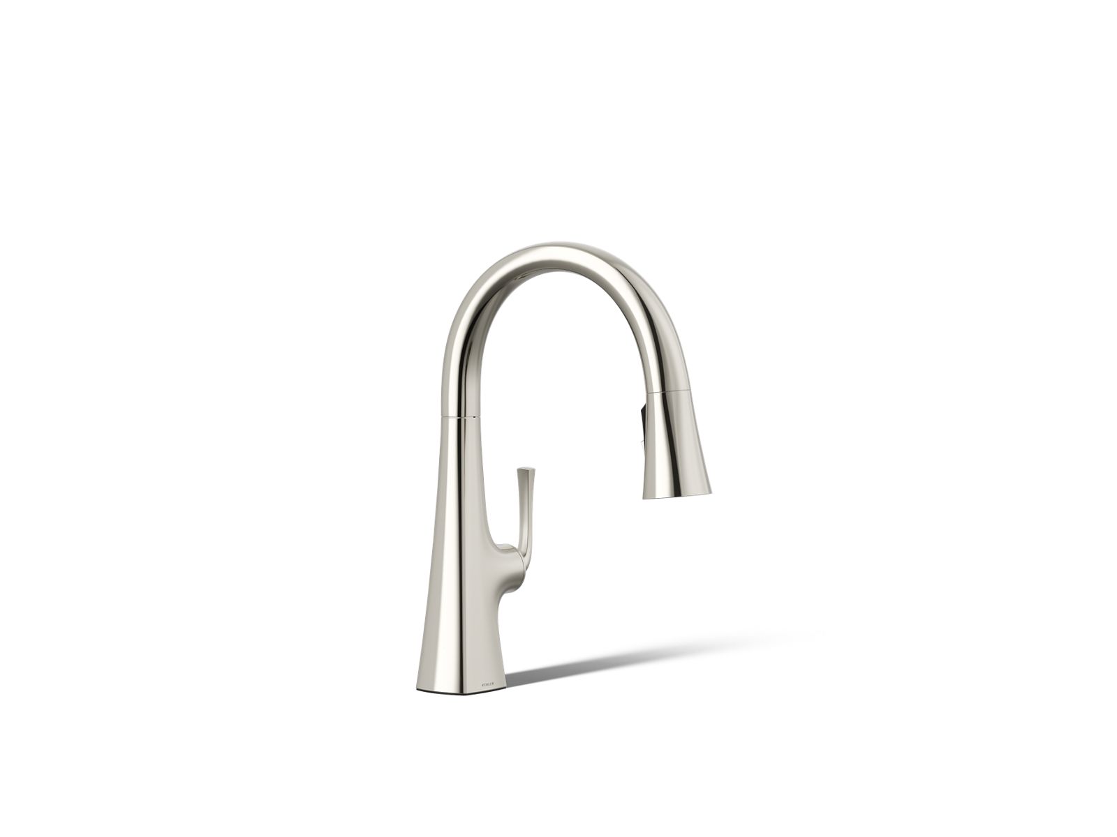 Graze Pull-down kitchen sink faucet with three-function sprayhead