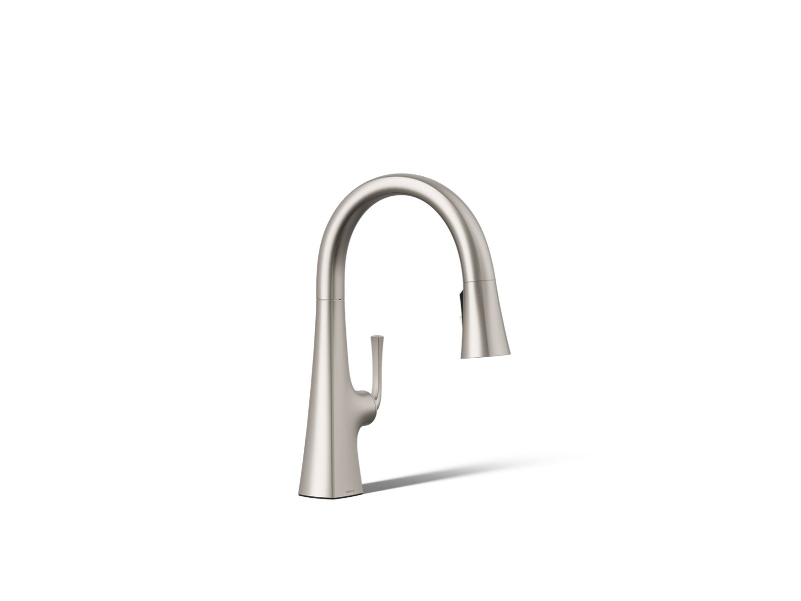 Graze Pull-down kitchen sink faucet with three-function sprayhead