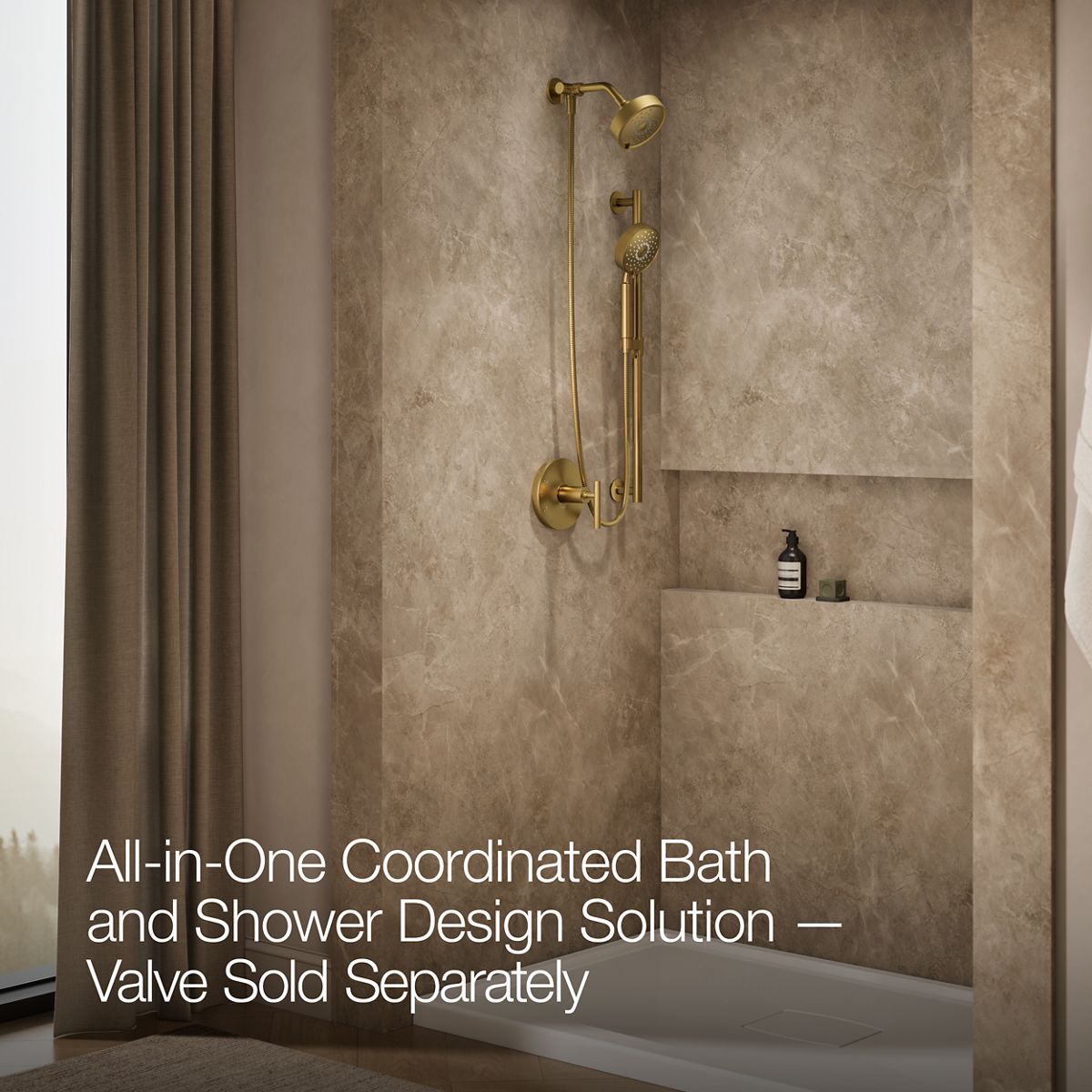 Purist Showering Kit, 1.75 gpm | K-22181-G | KOHLER