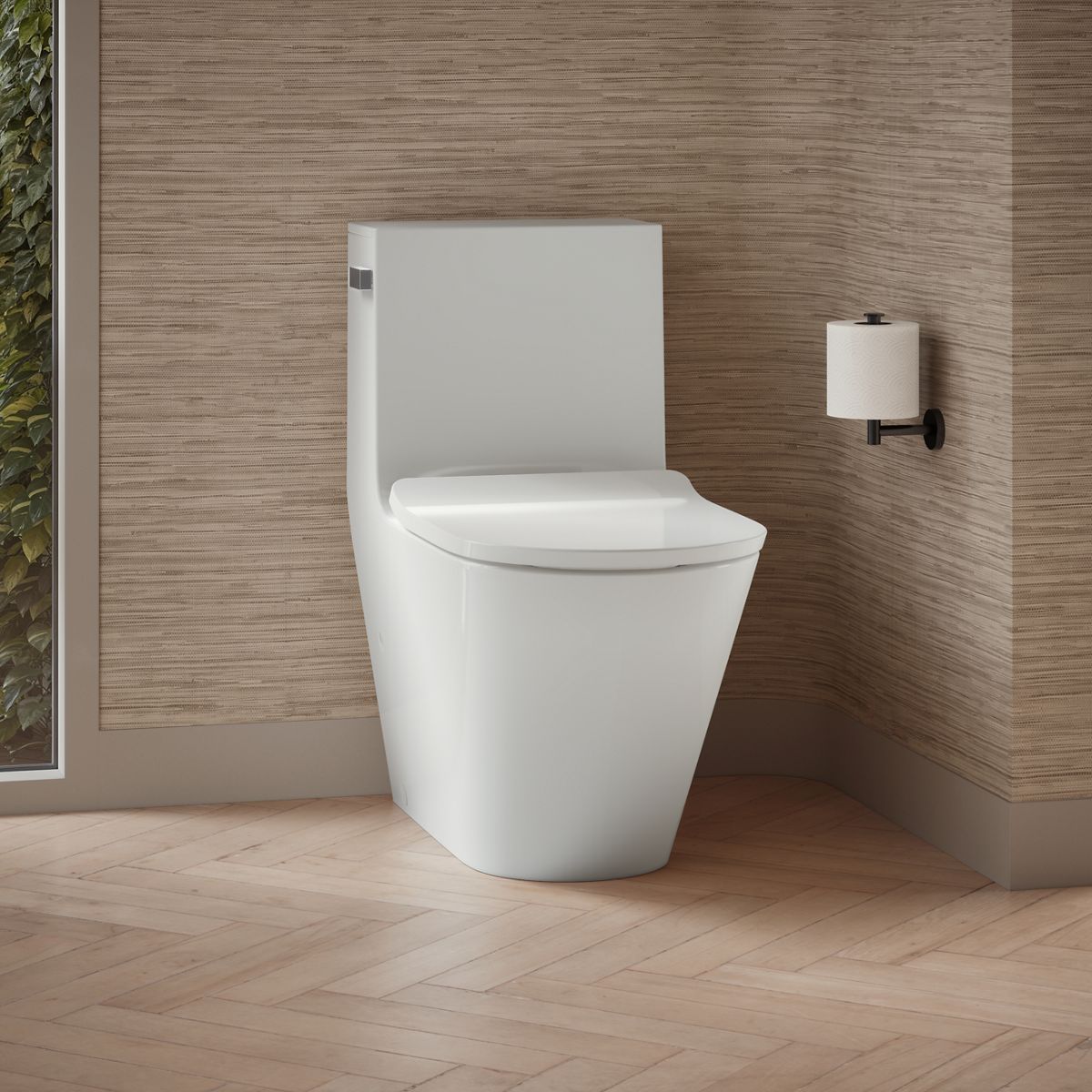Brazn One-Piece Compact Elongated Dual-Flush Toilet | K-22378 | KOHLER