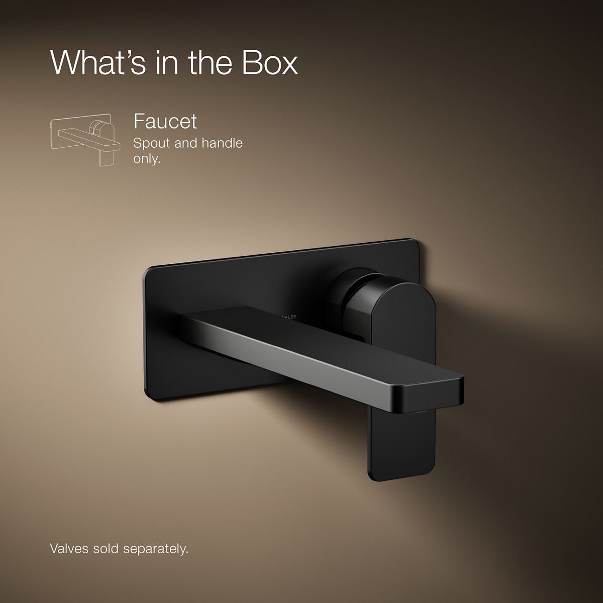 Wall-Mount Single-Handle Bathroom Sink Faucet | K-22567-4 | KOHLER