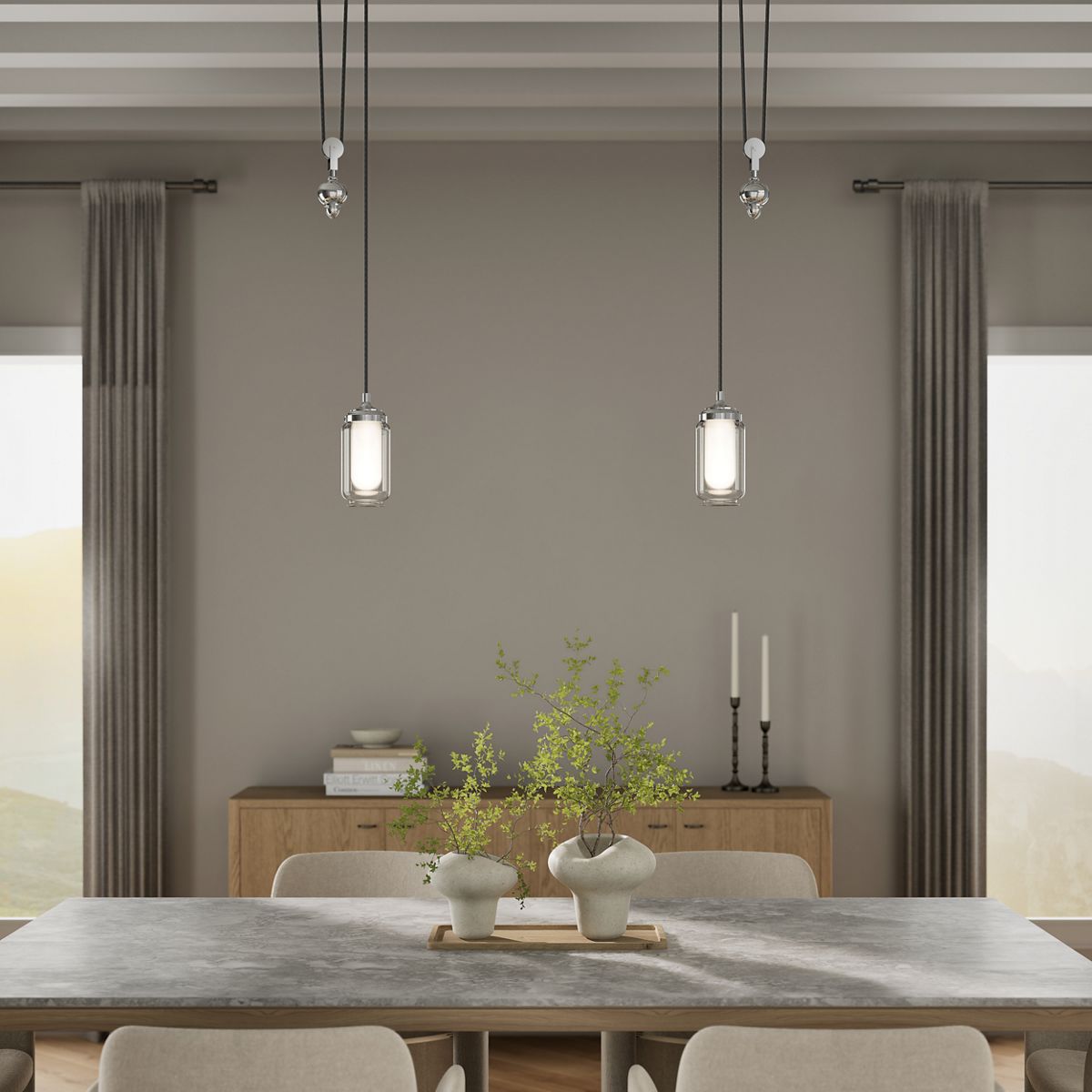 Artifacts One-Light Adjustable Pendant | K-22654-PE01 | KOHLER