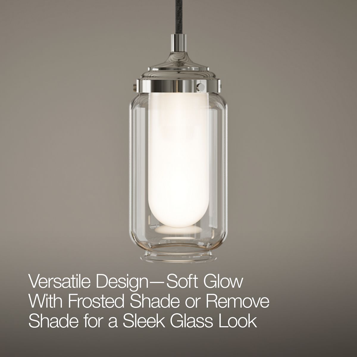 Artifacts One-Light Adjustable Pendant | K-22654-PE01 | KOHLER