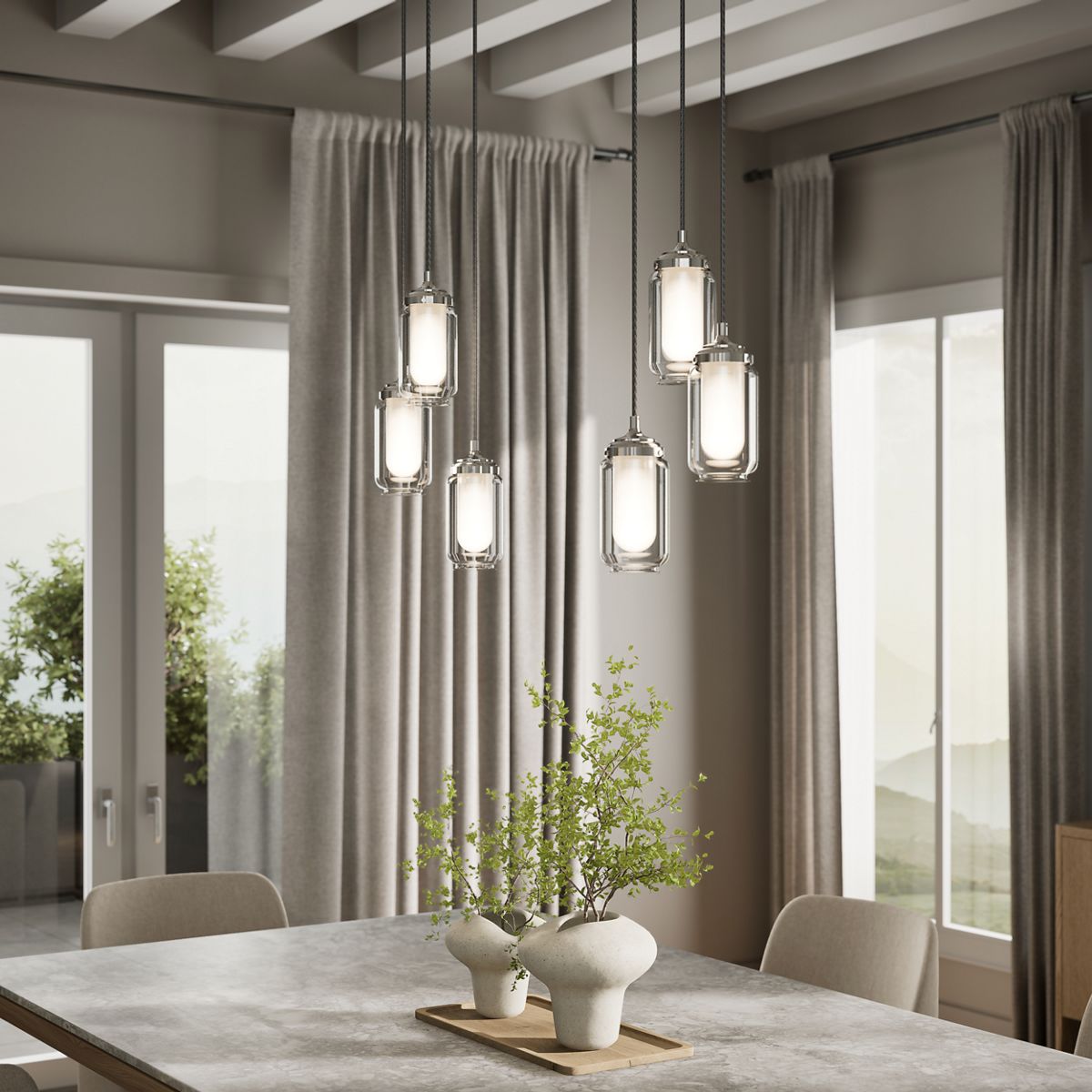 Artifacts Three-Light Pendant Cloud | K-22655-PE03 | KOHLER