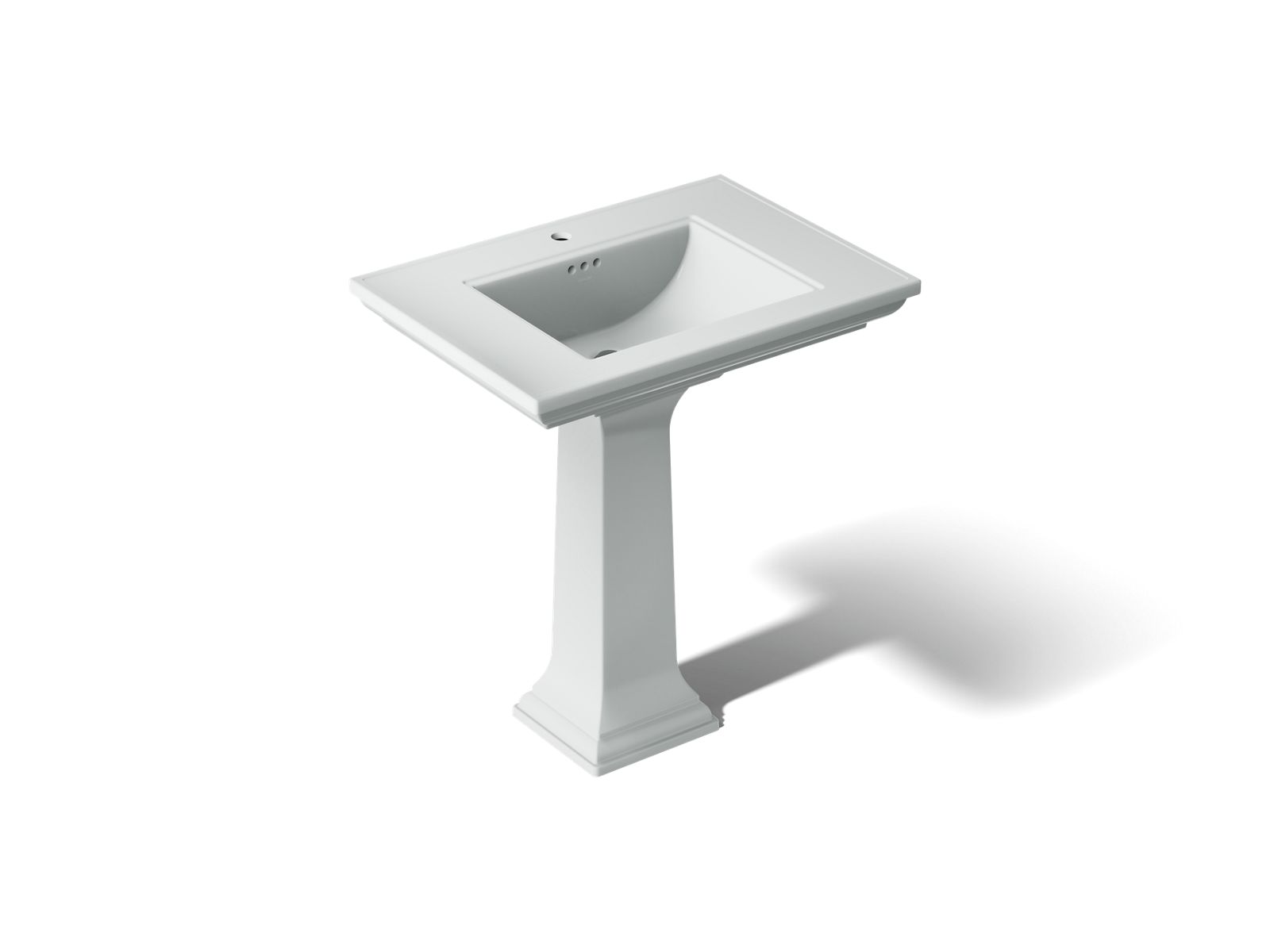 Memoirs Stately 30-3/4" rectangular pedestal bathroom sink