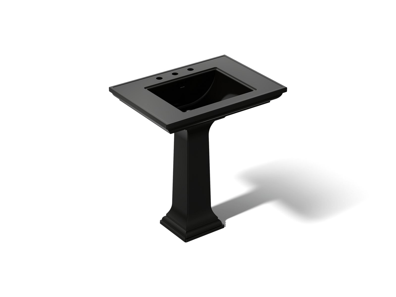 Memoirs Stately 30-3/4" rectangular pedestal bathroom sink