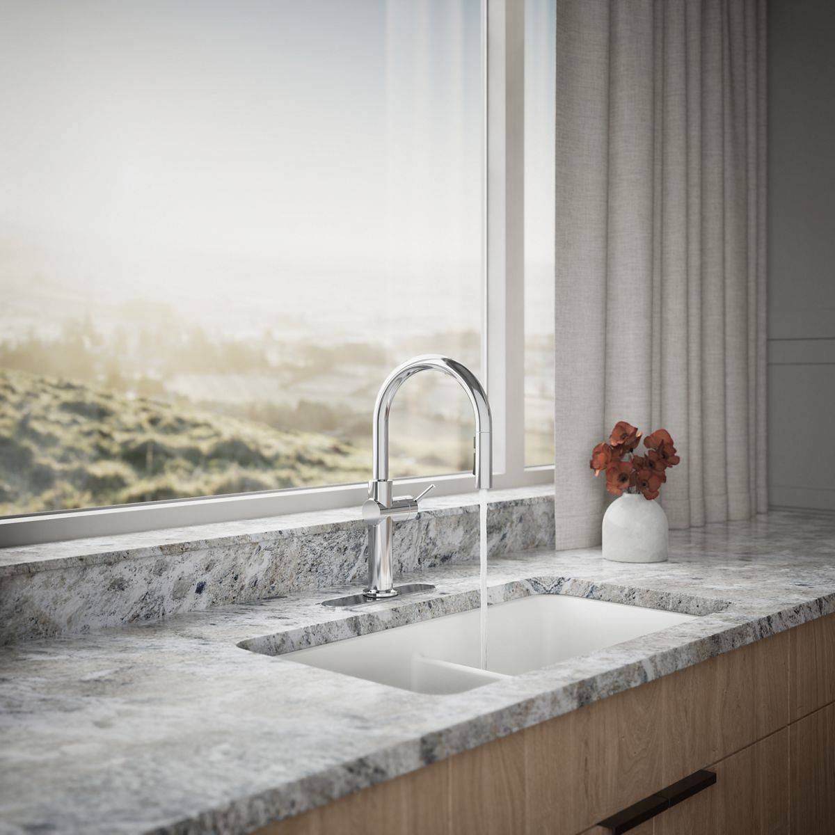 きむな Crue Touchless Pull-Down Kitchen Faucet | K-22974 | KOHLER