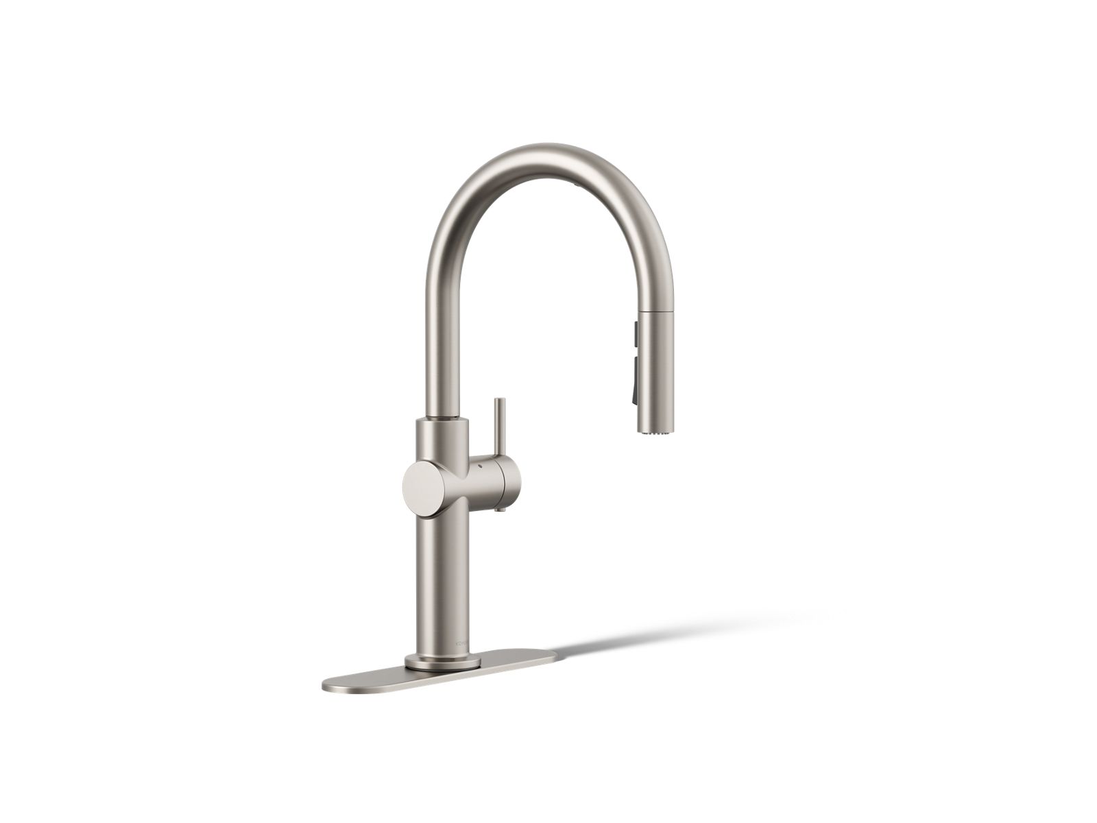 KOHLER Crue Single-Handle Pull-Down Sprayer Kitchen Faucet in Vibrant Stainless